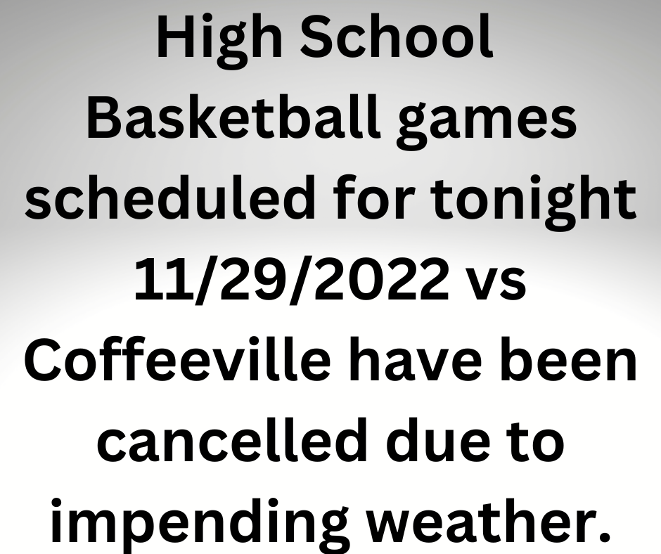 Games Cancelled