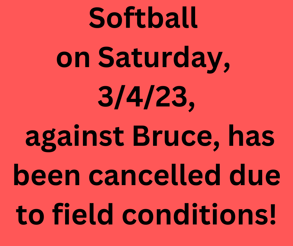Softball Cancelled