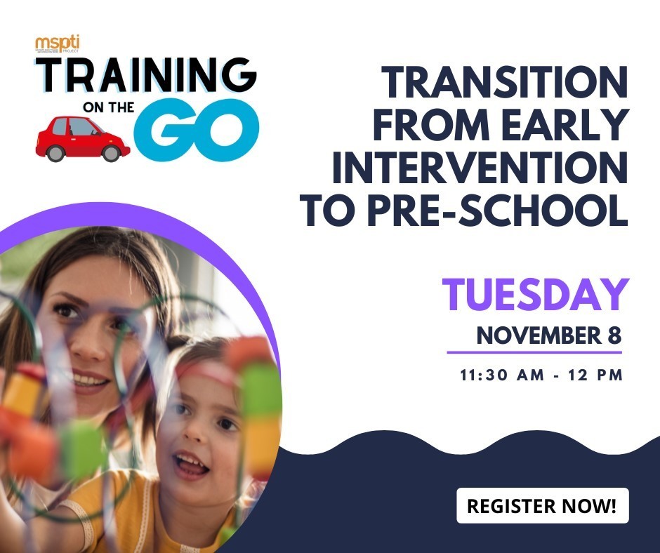 TRANSITION FROM EARLY INTERVENTION TO PRE-SCHOOL