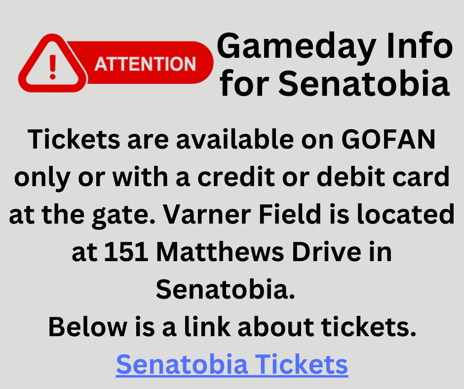 Gameday Info for Senatobia