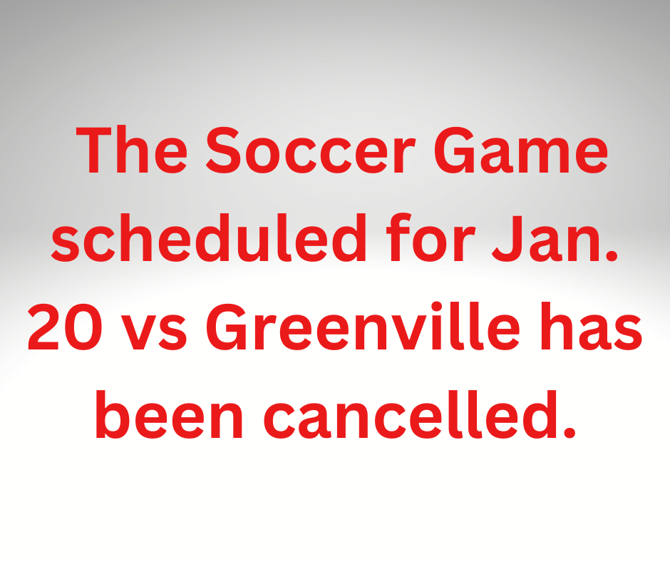 Soccer Cancelled