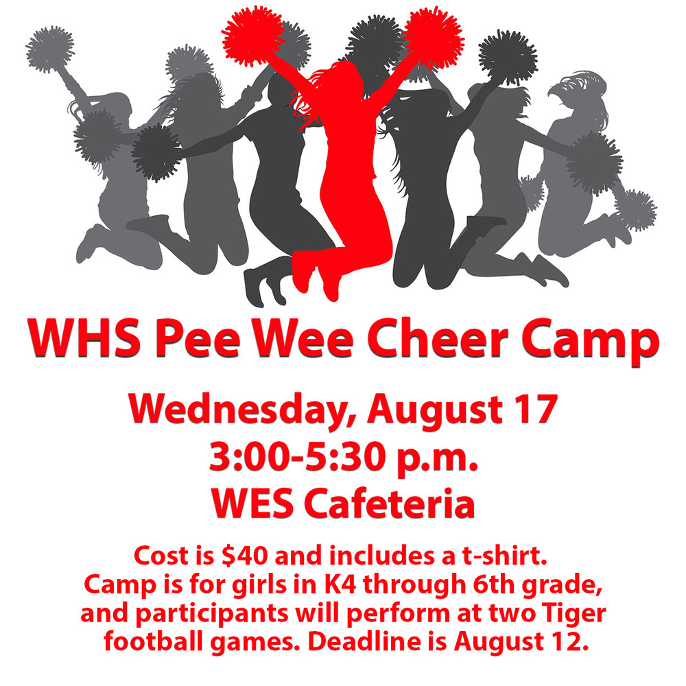 Pee Wee Cheer camp