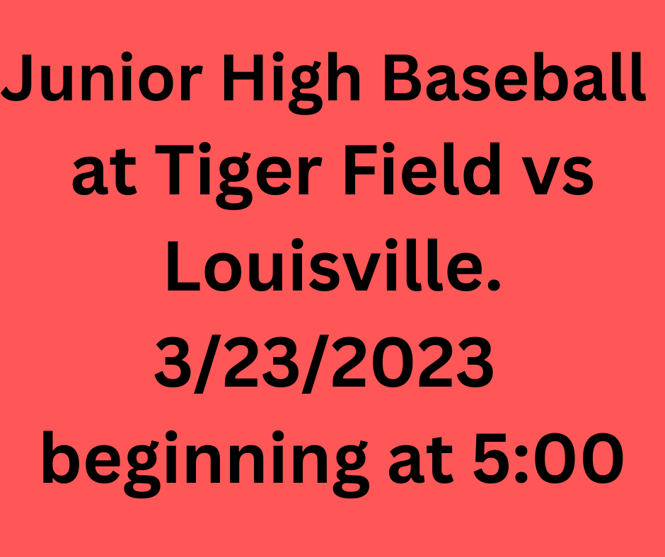 JH Baseball Gameday 3/23